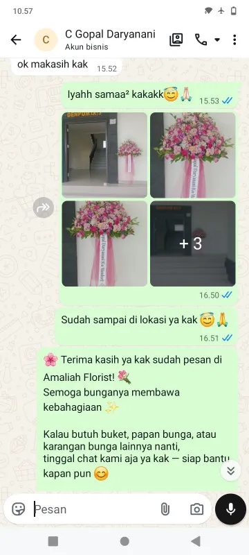 Pengiriman Karangan Bunga Ujung Semampir
